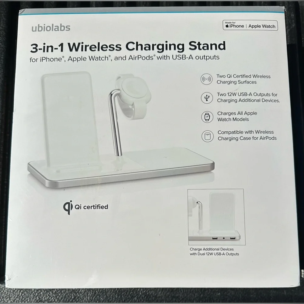 Ubiolabs 3-in-1 Wireless Charging Stand